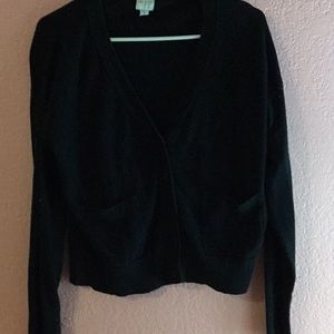 Black button up cardigan
